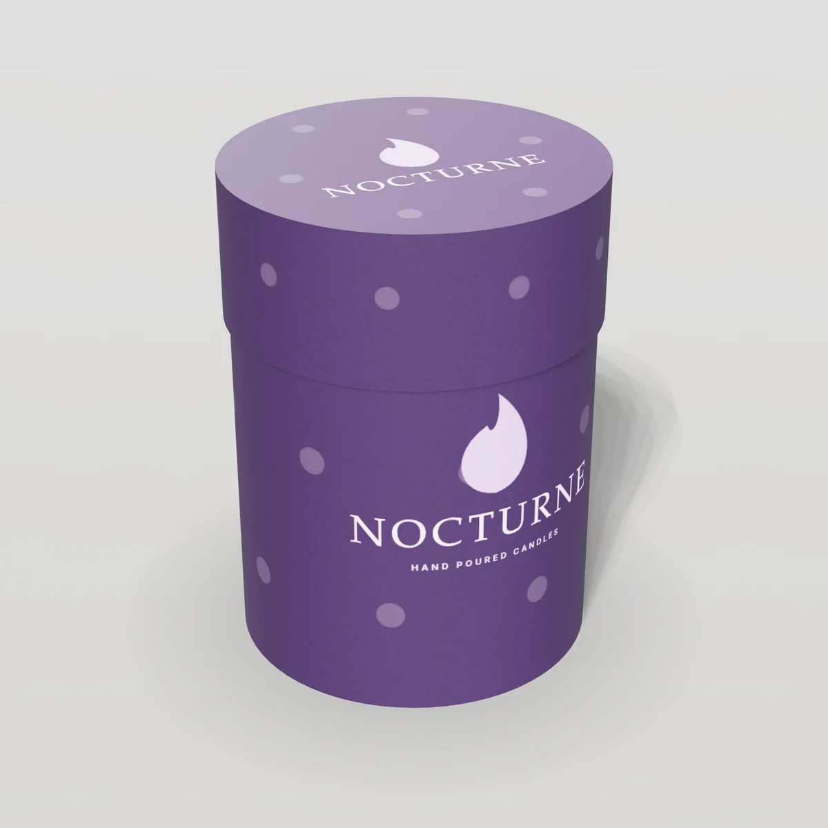 Candle Boxes concept: Nocturne design, hand poured candles