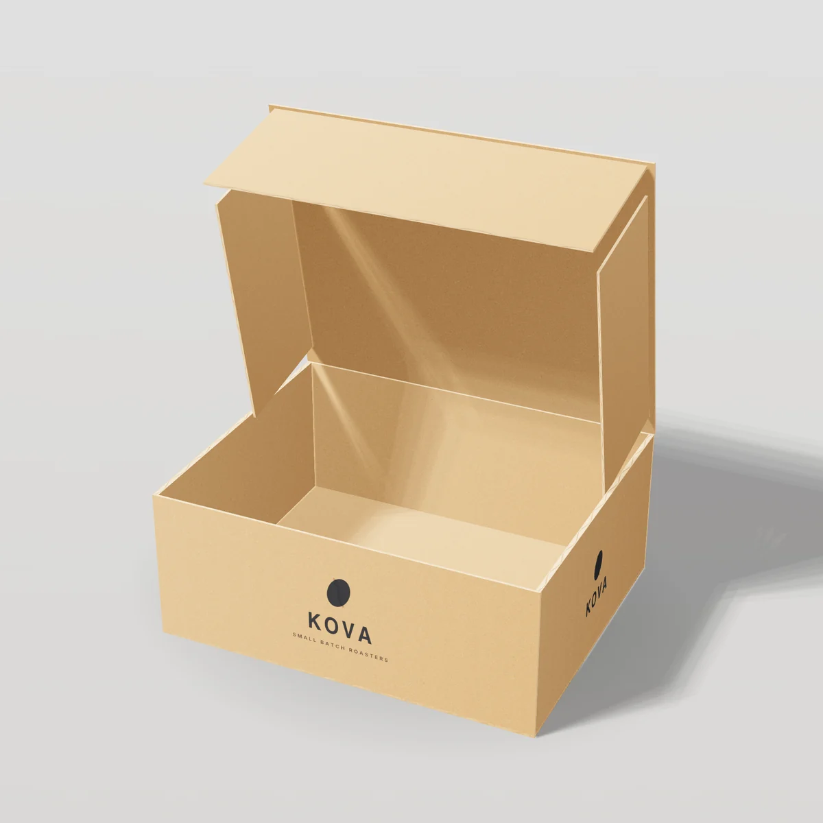 Coffee & Tea Boxes concept: Kova design, small batch roasters
