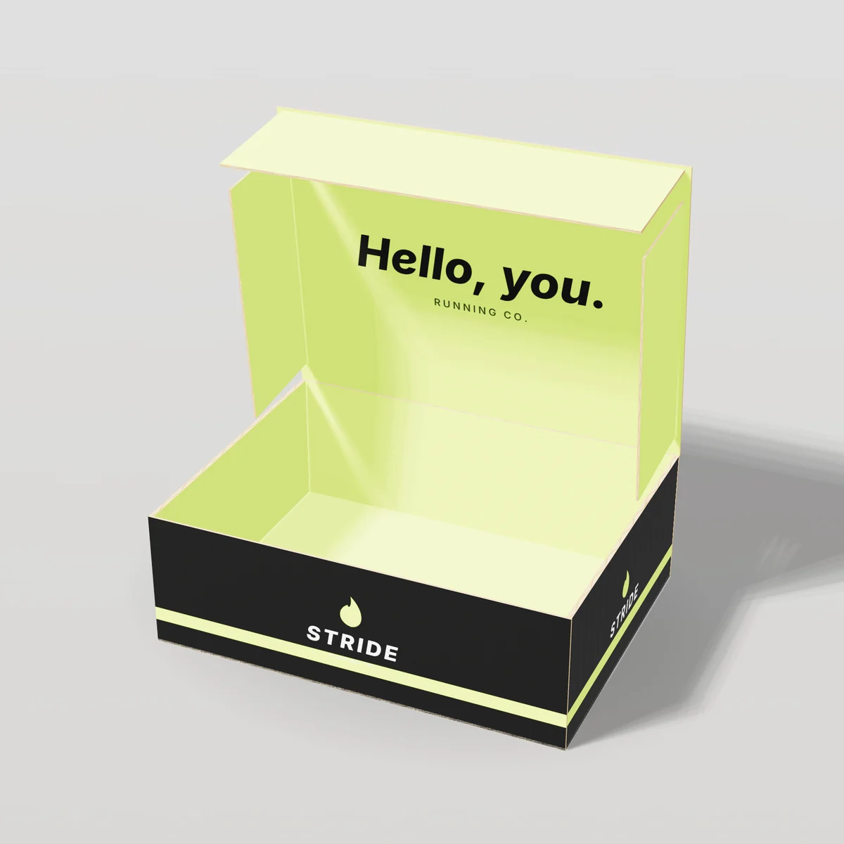 Digital Printing concept: Stride design, running co.