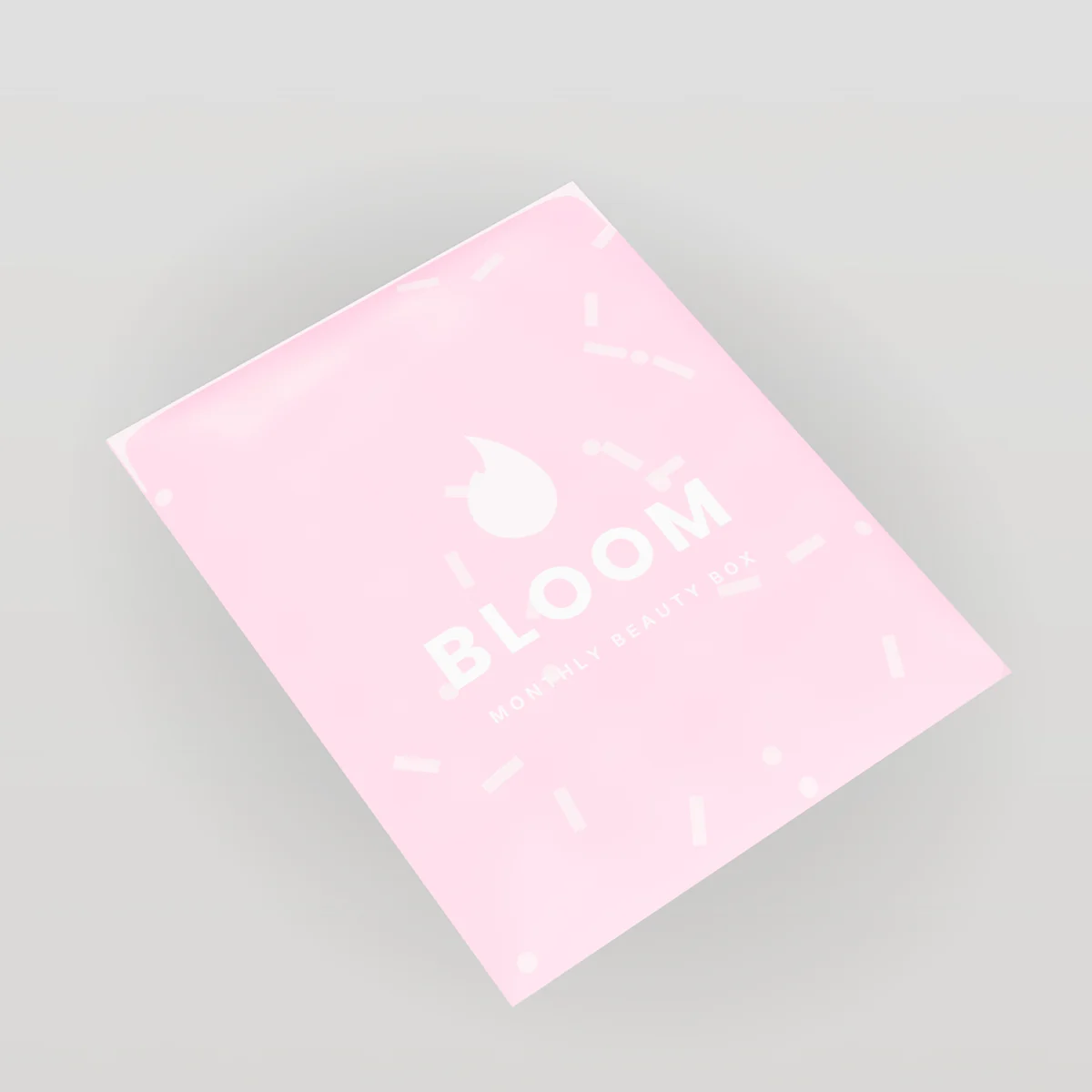E-commerce Boxes concept: Bloom design, monthly beauty box