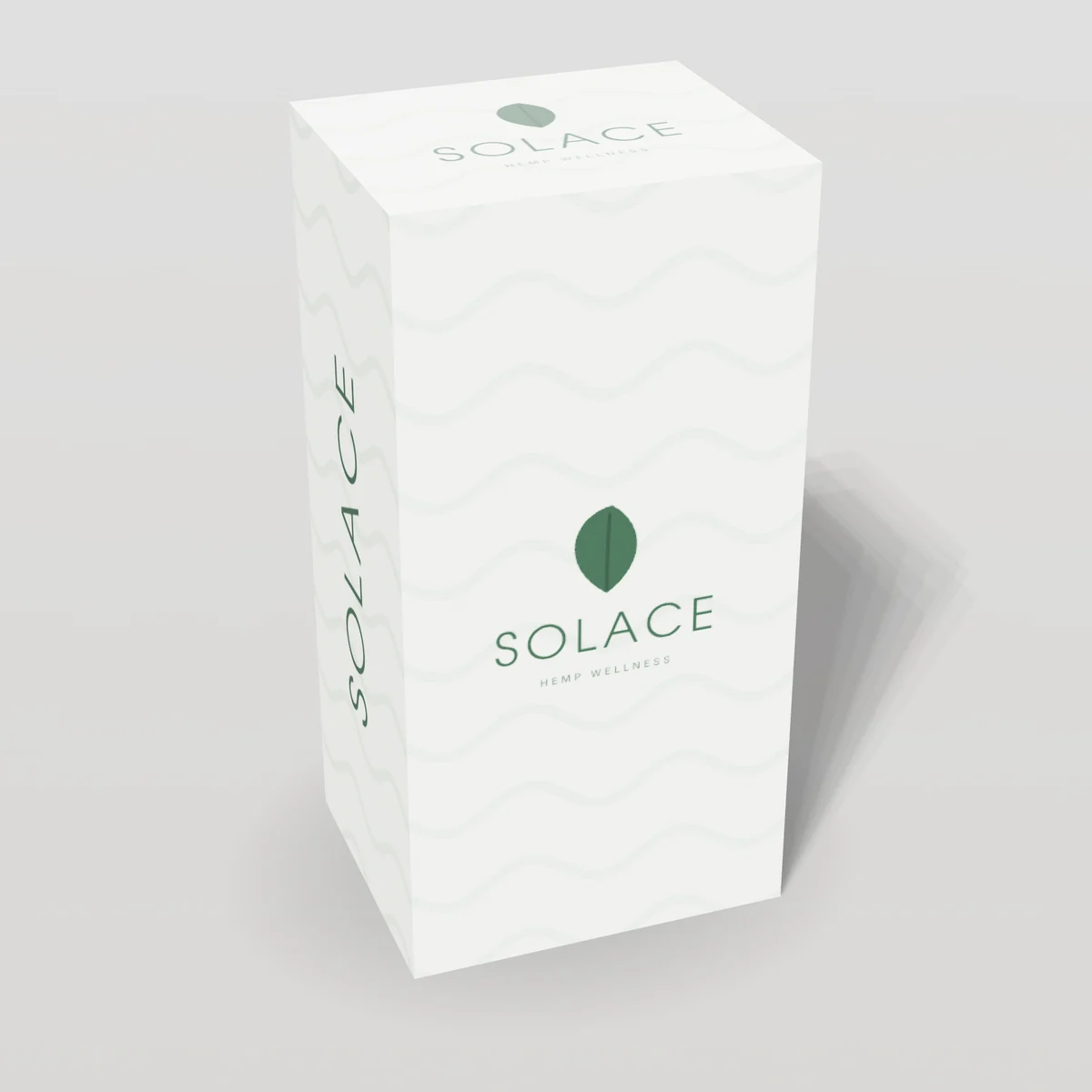 Folding Cartons concept: Solace design, hemp wellness