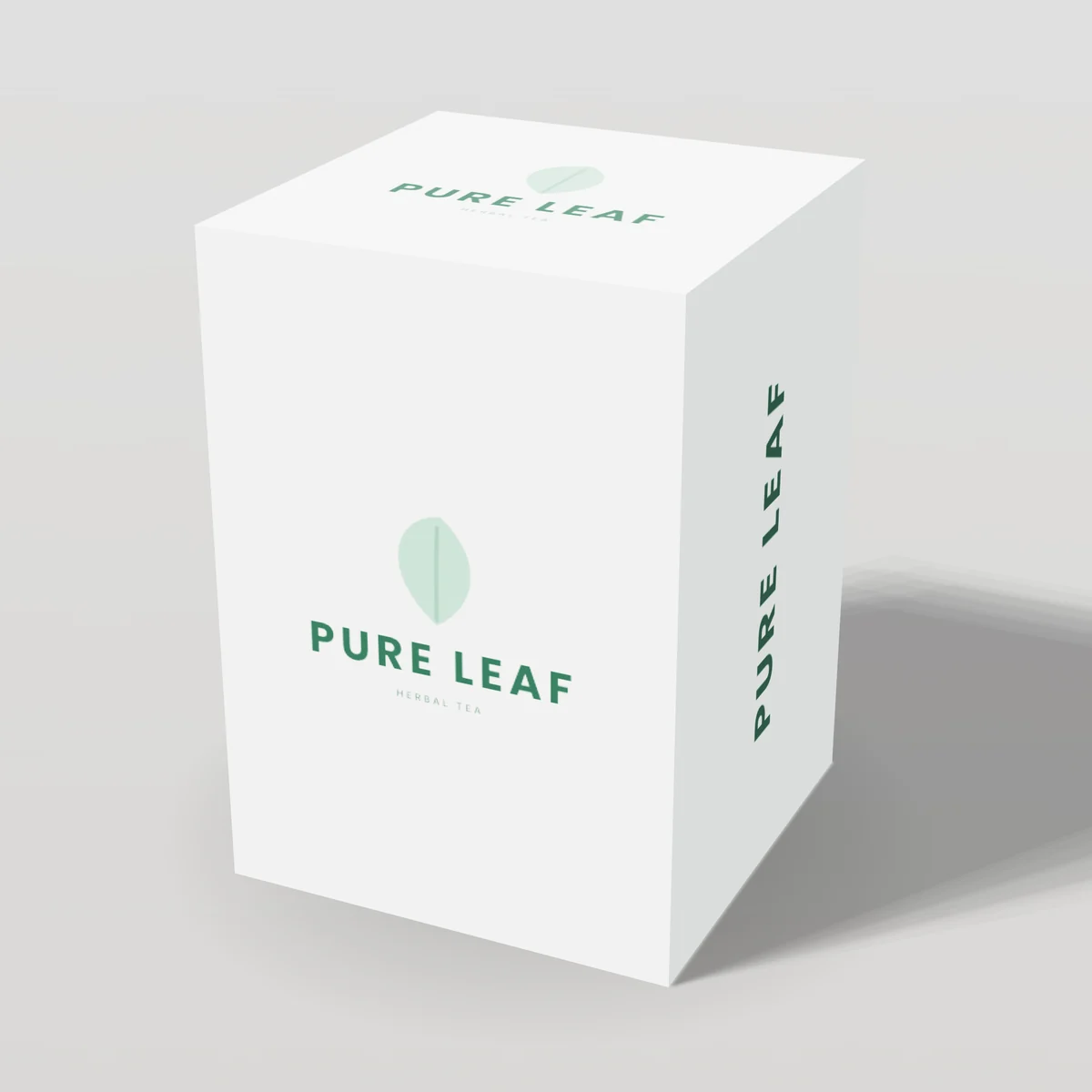 Folding Cartons concept: Pure Leaf design, herbal tea