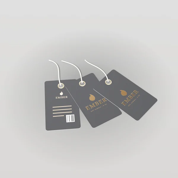 Custom Hang Tags concept render 2