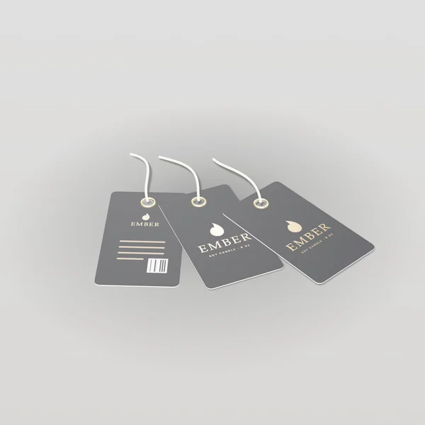 Custom Hang Tags concept render 3