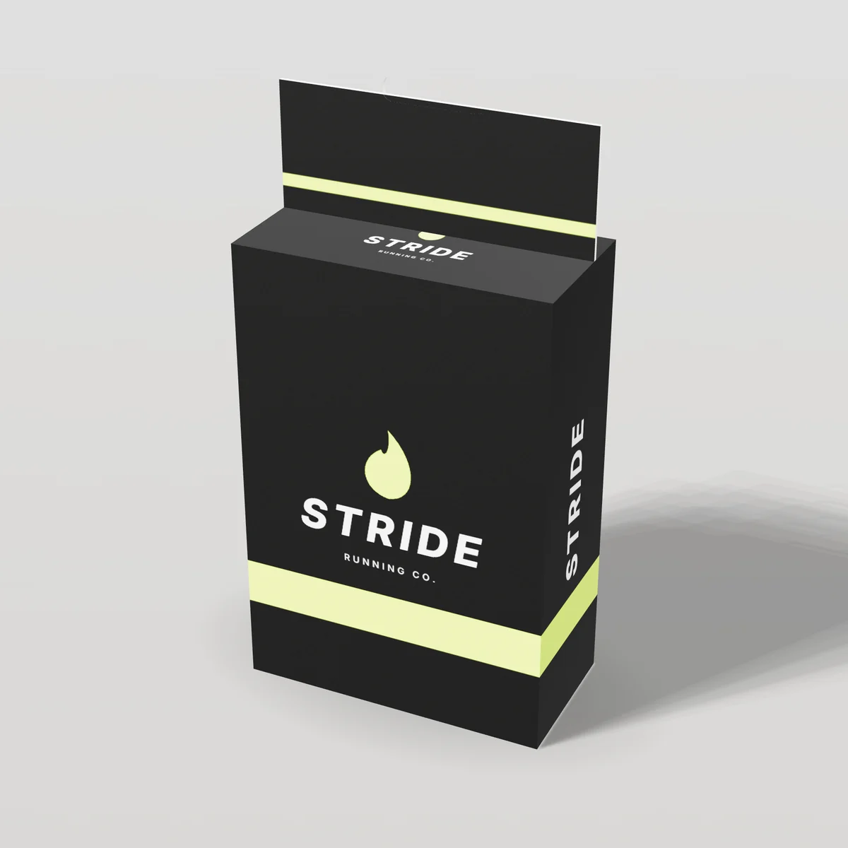 Hanger Boxes concept: Stride design, running co.