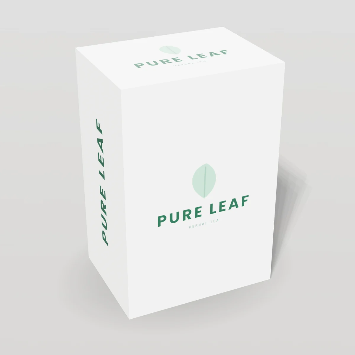 Recycled Paperboard concept: Pure Leaf design, herbal tea