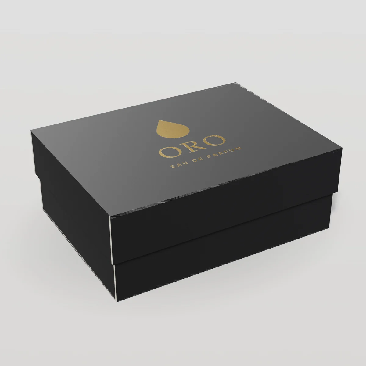 Rigid Boxes concept: Oro design, eau de parfum