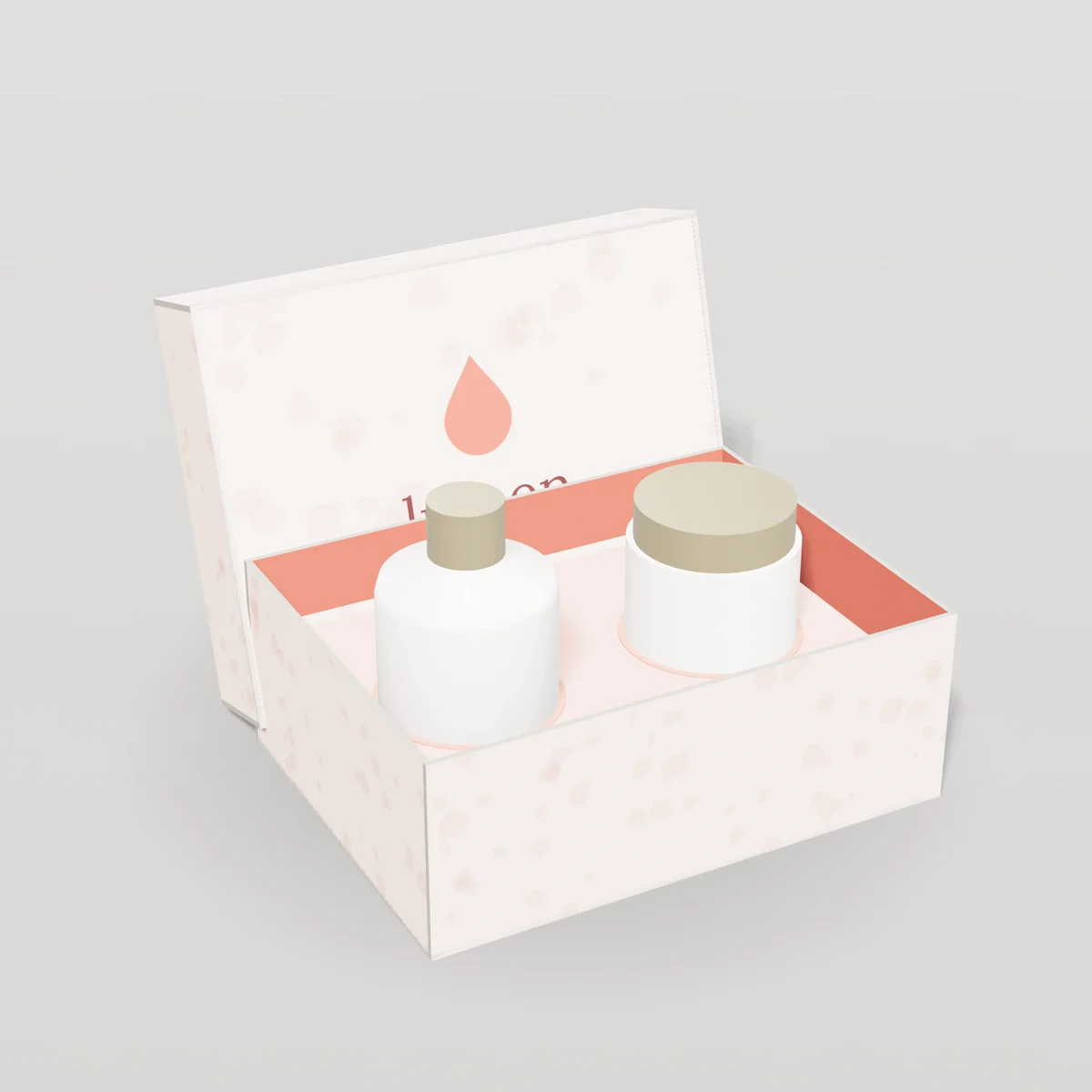 Skincare Boxes concept: Lumen design, radiance serum
