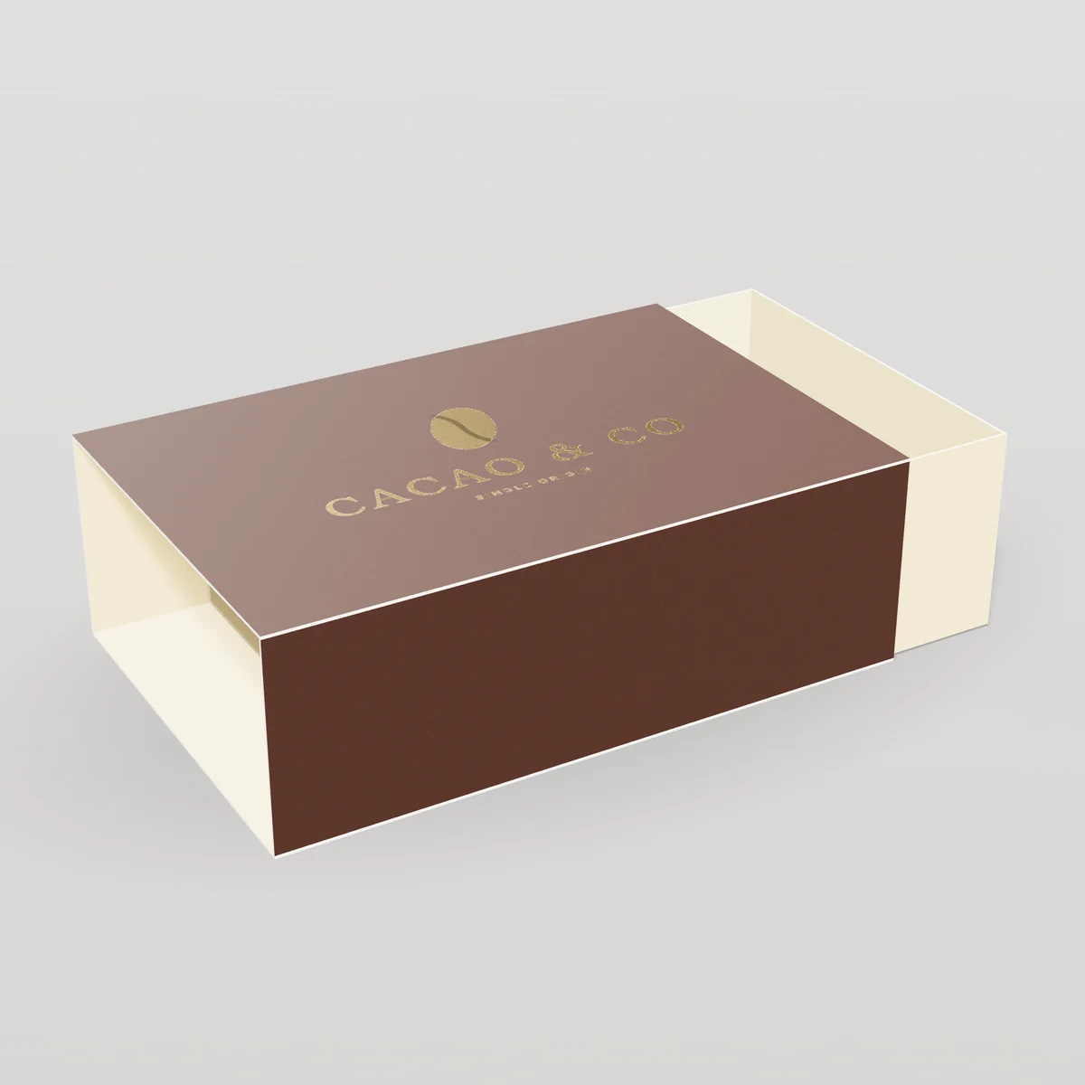 Sleeve Boxes concept: Cacao & Co design, single origin