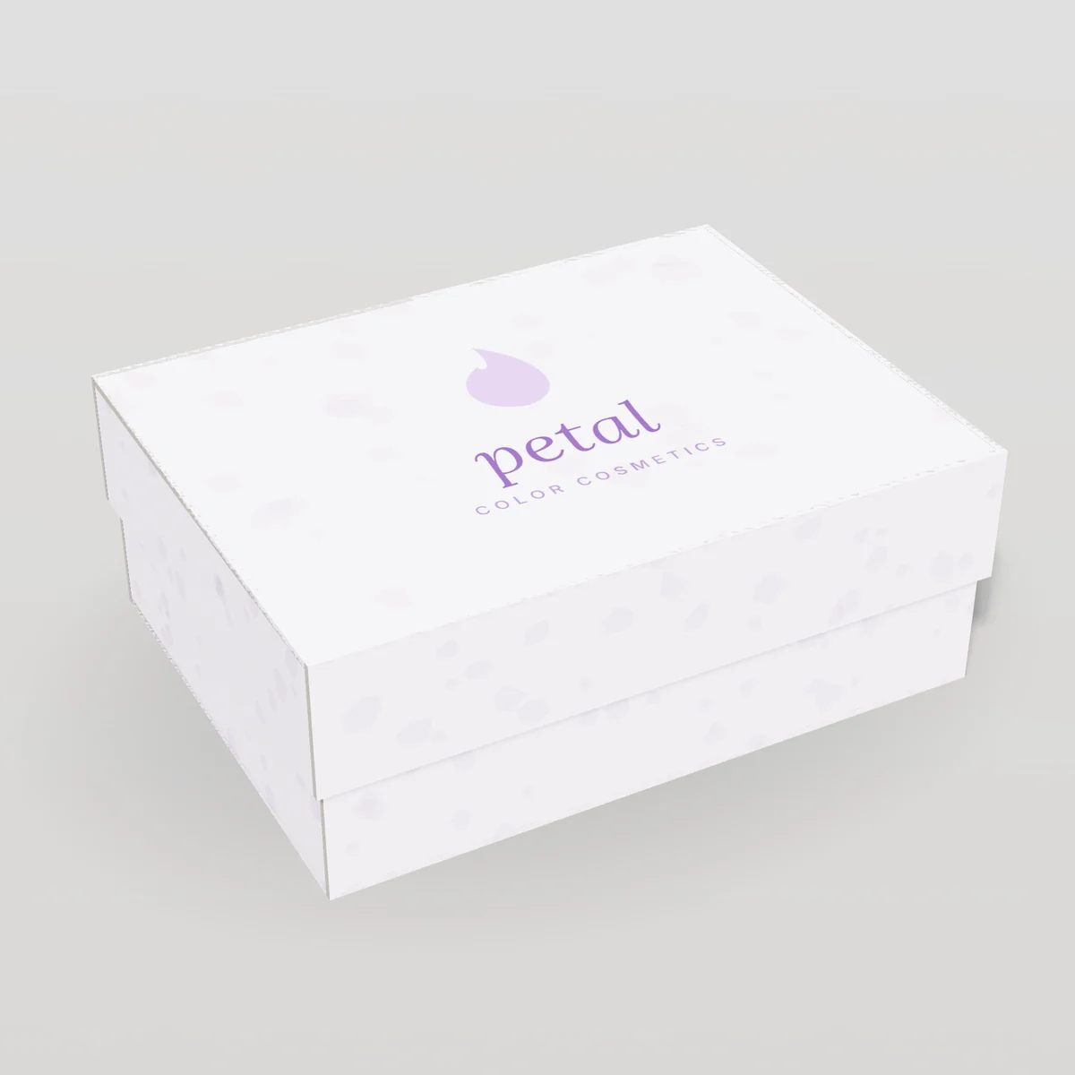 Soft-Touch Lamination concept: Petal design, color cosmetics
