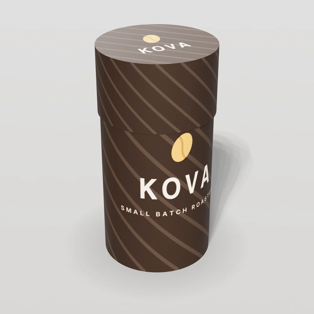 Tube Packaging concept: Kova design, small batch roasters