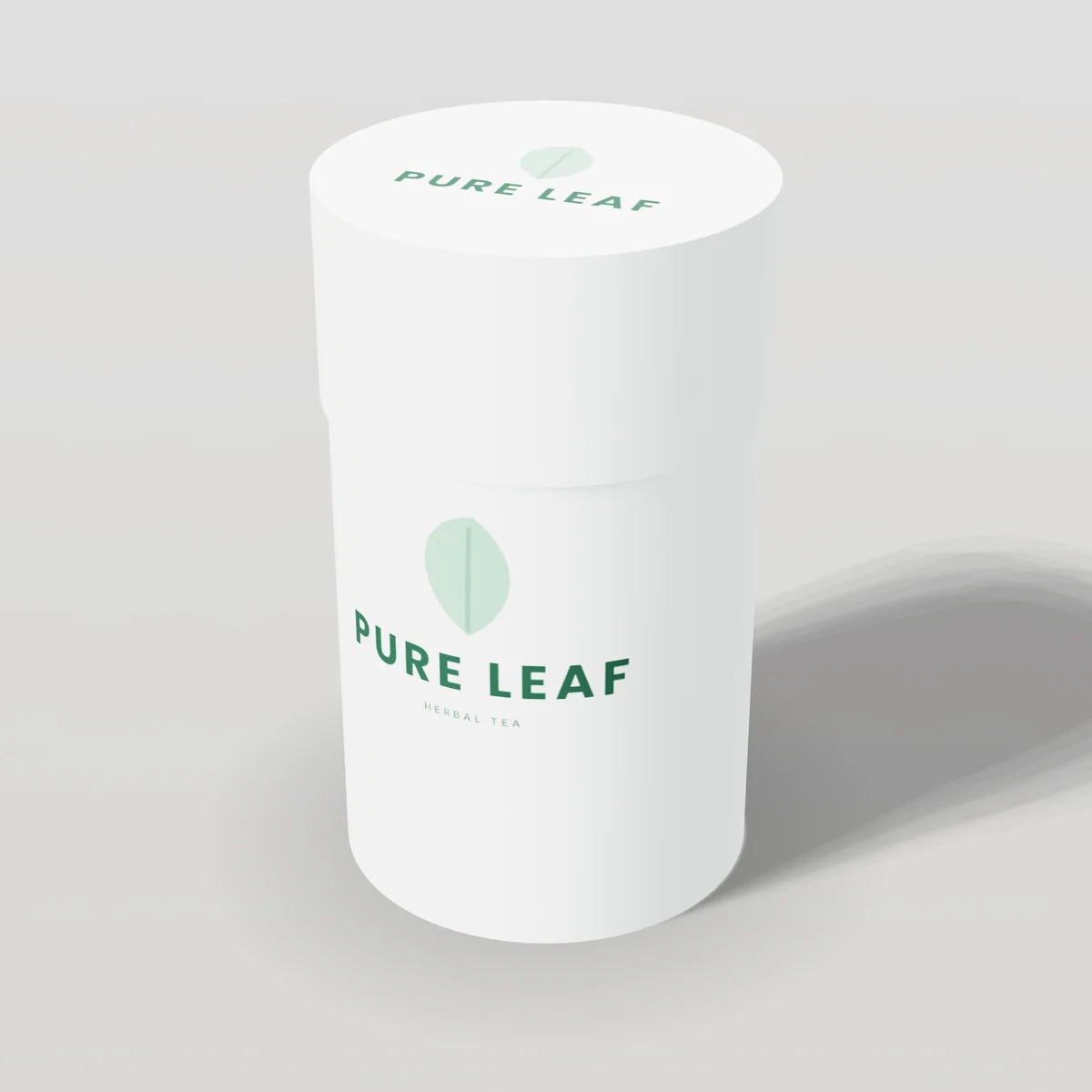 Tube Packaging concept: Pure Leaf design, herbal tea