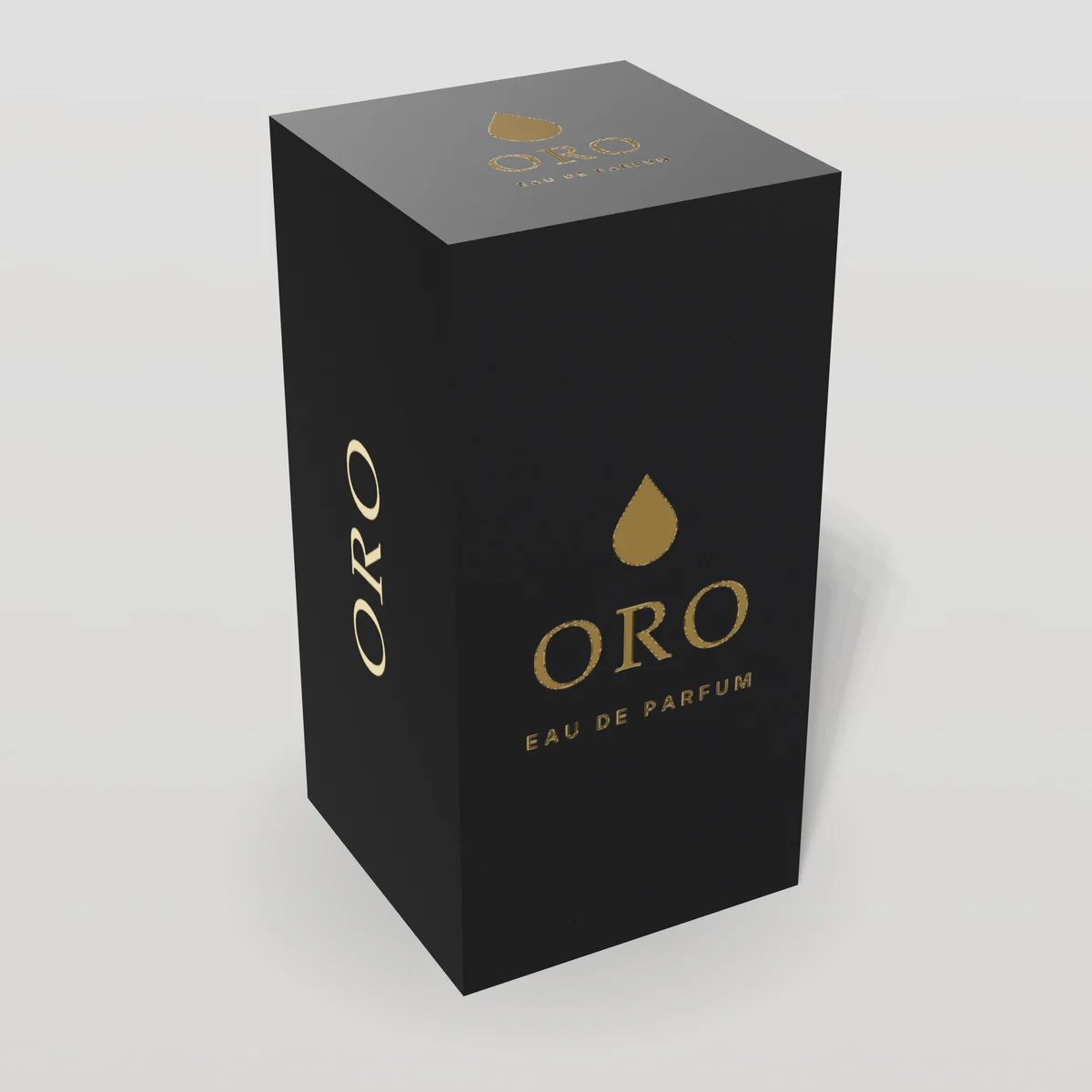 Tuck End Boxes concept: Oro design, eau de parfum