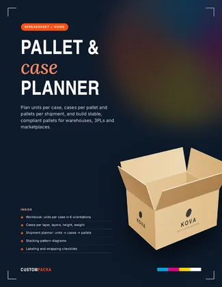 Pallet & Case Planner: Guide · page 1