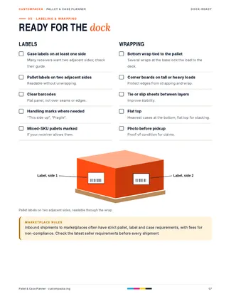 Pallet & Case Planner: Guide · page 7