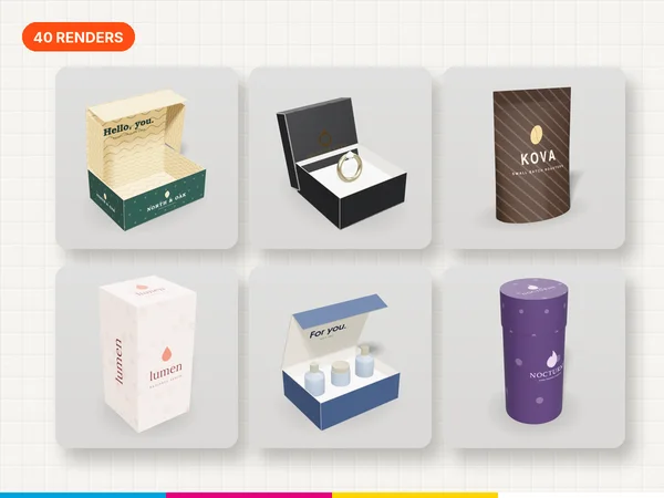 Packaging Style Render Pack preview