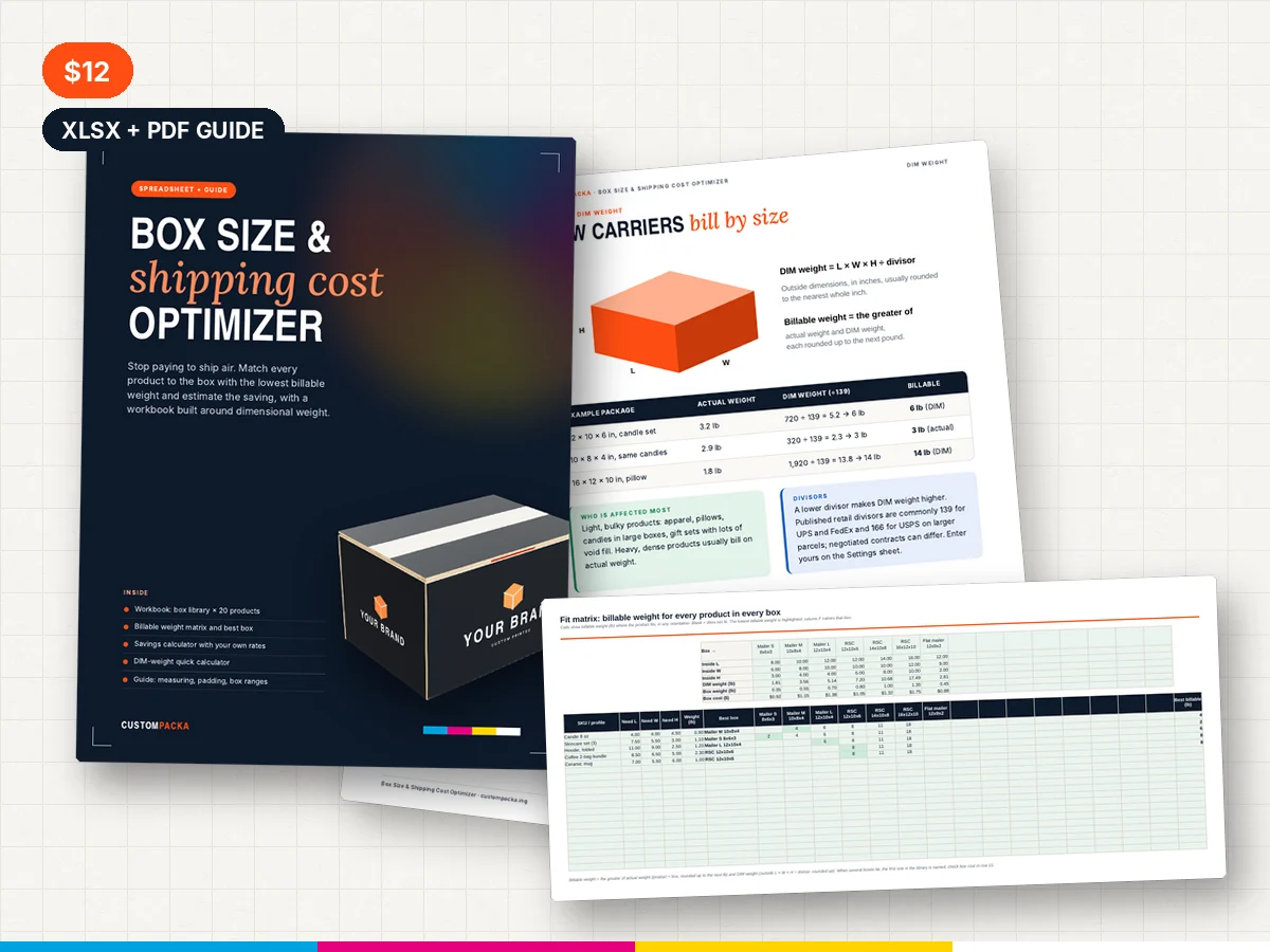 Box Size & Shipping Cost Optimizer preview