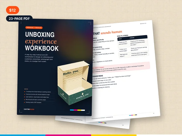 Unboxing Experience Workbook preview